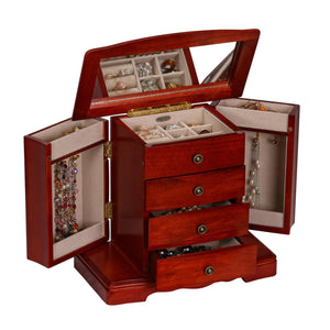 Harmony - Jewelry Box in Cherry-Jewelry Box-Mele & Co.-Top Notch Gift Shop
