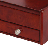 Davin Men's Dresser Top Valet in Dark Burlwood Walnut Finish-Valet-Mele & Co.-Top Notch Gift Shop