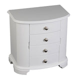 Kaitlyn - Upright Musical Jewelry Box in White-Jewelry Box-Mele & Co.-Top Notch Gift Shop