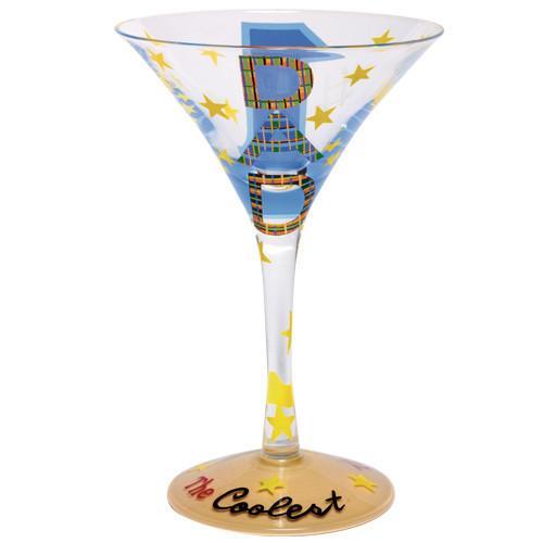 #1 Dad Martini Glass by Lolita®-Martini Glass-Designs by Lolita® (Enesco)-Top Notch Gift Shop
