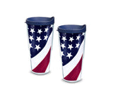 American Flag 24 oz. Tervis Tumbler with Lid (Set of 2)-Tumbler-Tervis-Top Notch Gift Shop