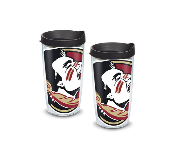 Florida State University Colossal 16 oz. Tervis Tumbler with Lid - (Set of 2)-Tumbler-Tervis-Top Notch Gift Shop
