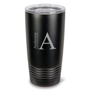 20 oz. Matte Black Double Wall Personalized Insulated Tumbler-Tumbler-JDS Marketing-Top Notch Gift Shop