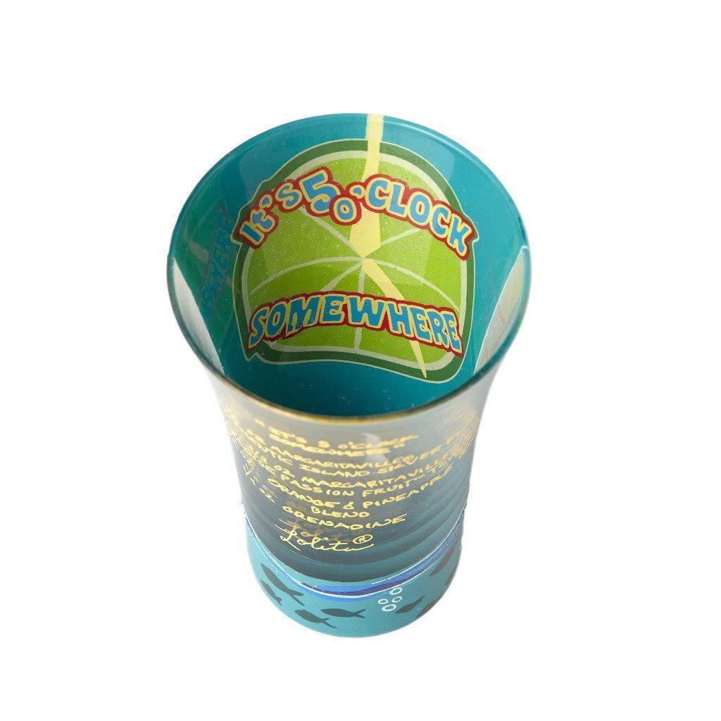 Margaritaville "It's 5 O'Clock Somewhere" Shot Glass by Lolita®-Shot Glass-Designs by Lolita® (Enesco)-Top Notch Gift Shop