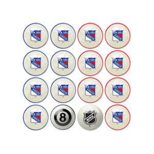 New York Rangers Home & Away Billiard Ball Set-Billiard Balls-Imperial International-Top Notch Gift Shop