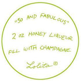 50 and Fabulous Wine Glass by Lolita®-Wine Glass-Designs by Lolita® (Enesco)-Top Notch Gift Shop