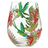 Hummingbird Stemless Wine Glass by Lolita®-Stemless Wine Glass-Designs by Lolita® (Enesco)-Top Notch Gift Shop