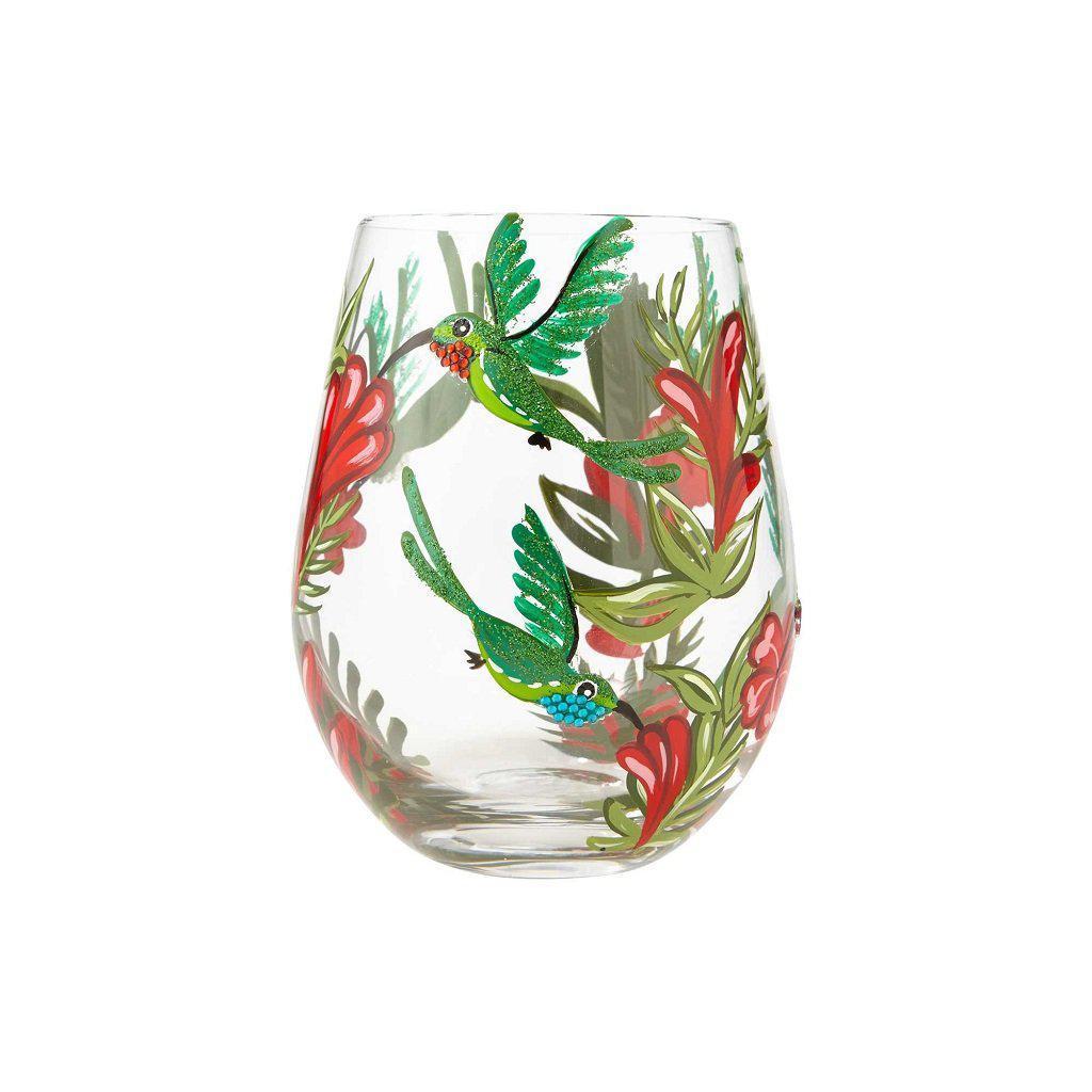 etched wine glass Etched Wine Glass with Gold Rim main image 1