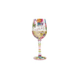 Mom, You Are Loved Wine Glass by Lolita®-Wine Glass-Designs by Lolita® (Enesco)-Top Notch Gift Shop