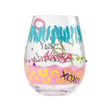 Best Friends Stemless Wine Glass by Lolita® - (Set of 2)-Stemless Wine Glass-Designs by Lolita® (Enesco)-Top Notch Gift Shop