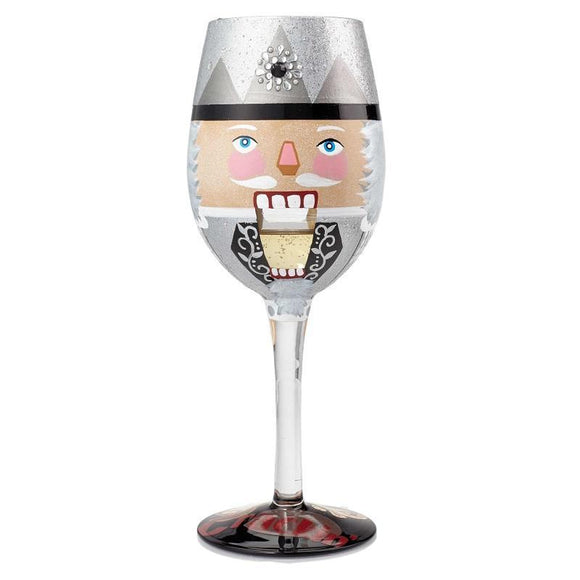 Get Crackin' Nutcracker Wine Glass by Lolita®-Wine Glass-Designs by Lolita® (Enesco)-Top Notch Gift Shop