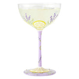 Lavender Lemonade Coupe Glass by Lolita-Coupe Glasses-Designs by Lolita® (Enesco)-Top Notch Gift Shop