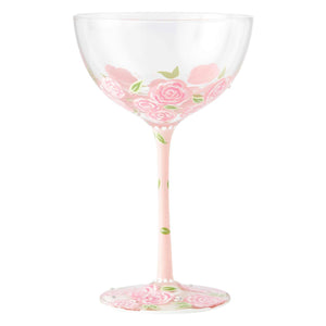 Pink Lady Coupe Glass by Lolita-Coupe Glasses-Designs by Lolita® (Enesco)-Top Notch Gift Shop
