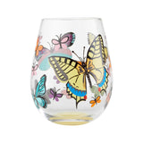 Butterfly Stemless Wine Glass by Lolita®-Stemless Wine Glass-Designs by Lolita® (Enesco)-Top Notch Gift Shop