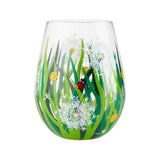 Dandelion Stemless Wine Glass by Lolita®-Stemless Wine Glass-Designs by Lolita® (Enesco)-Top Notch Gift Shop