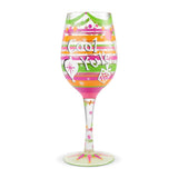 Cool Yule Wine Glass by Lolita®-Wine Glass-Designs by Lolita® (Enesco)-Top Notch Gift Shop