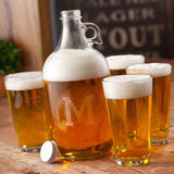 Beer Personalized Growler Set (4 Pub Glasses)-Growler-JDS Marketing-Top Notch Gift Shop