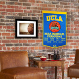 UCLA Vintage Wool Dynasty Banner With Cafe Rod-Banner-Winning Streak Sports LLC-Top Notch Gift Shop
