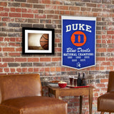 Duke University Vintage Wool Dynasty Banner With Cafe Rod-Banner-Winning Streak Sports LLC-Top Notch Gift Shop