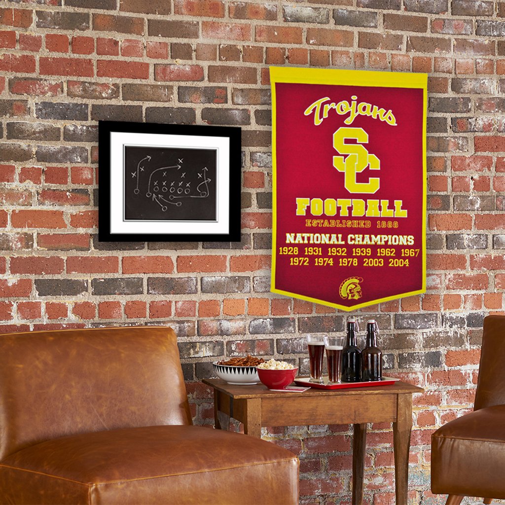 University of Southern California Vintage Wool Dynasty Banner With Cafe Rod-Banner-Winning Streak Sports LLC-Top Notch Gift Shop