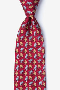 Stock Market Playground 100% Silk Men's Tie-Necktie-Alynn-Top Notch Gift Shop