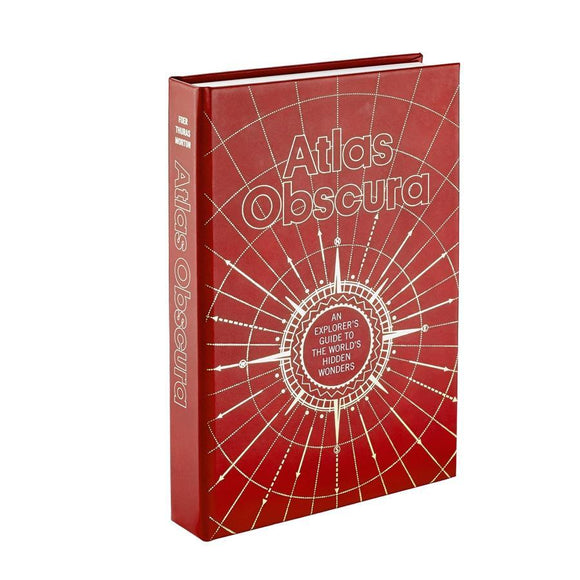 Atlas Obscura - Red Leather Bound Collector's Edition-Book-Graphic Image, Inc.-Top Notch Gift Shop