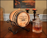 'Classic Label' Oak Barrel With Stand- Personalized-Aging Barrel-1000 Oaks Barrel-Top Notch Gift Shop
