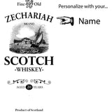 Zechariah Scotch Barrel Head Serving Tray with Wrought Iron Handles - Personalized-Serving Tray-1000 Oaks Barrel-Top Notch Gift Shop