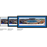 Boise State Football - "Stadium 50 Yard Line" Panorama Framed Print-Print-Blakeway Worldwide Panoramas, Inc.-Top Notch Gift Shop