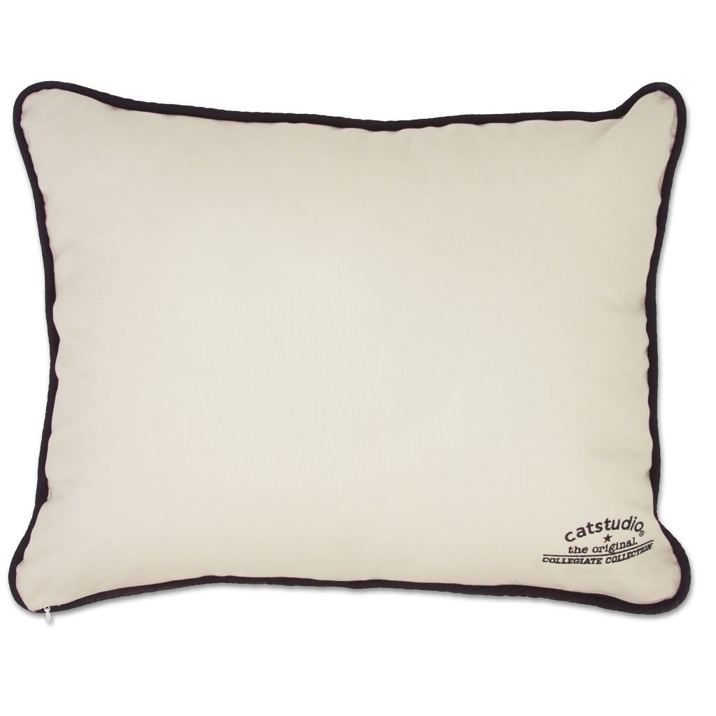 Boston University Embroidered CatStudio Pillow-Pillow-CatStudio-Top Notch Gift Shop