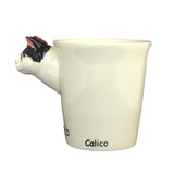 Calico Cat Hand Painted Coffee Mug-Mug-Sea Island-Top Notch Gift Shop