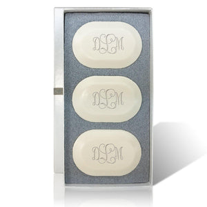 Personalized Carved Soap Trio - Monogram-Bath and Body-Carved Solutions-Top Notch Gift Shop