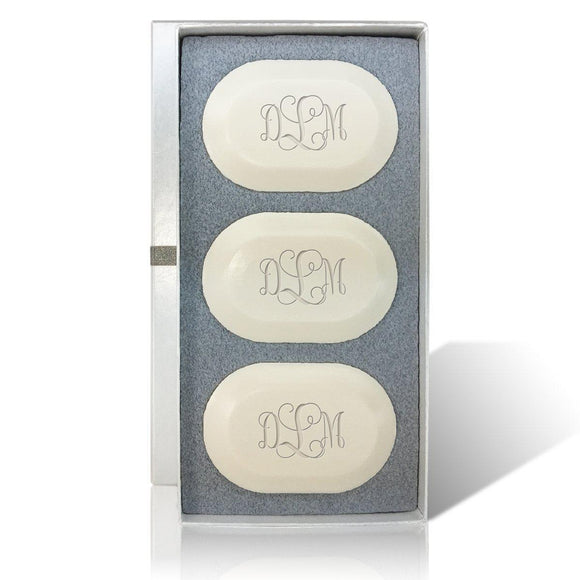 Personalized Carved Soap Trio - Monogram-Bath and Body-Carved Solutions-Top Notch Gift Shop