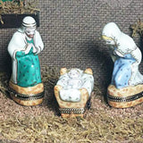 12 Piece Nativity Set Limoges Box by Rochard™ - Satin Finish-Limoges Box-Rochard-Top Notch Gift Shop