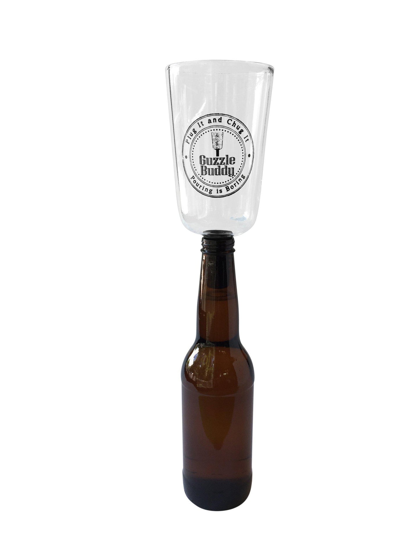 Guzzle Buddy® Beer Bottle Glass-Pub Glass-Guzzle Buddy-Top Notch Gift Shop