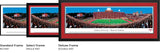 Indiana Football - "Stadium 50 Yard Line" Panorama Framed Print-Print-Blakeway Worldwide Panoramas, Inc.-Top Notch Gift Shop