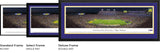 LSU Football - "Stadium 50 Yard Line" Panorama Framed Print-Print-Blakeway Worldwide Panoramas, Inc.-Top Notch Gift Shop