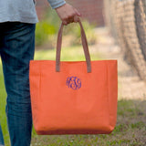 Orange Tote - Personalized-Bag-Viv&Lou-Top Notch Gift Shop