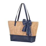 Navy and Cork Charlotte Purse - Personalized-Bag-Viv&Lou-Top Notch Gift Shop