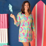 Totally Tropics Womens Tunic - Personalized-Tunic-Viv&Lou-Top Notch Gift Shop