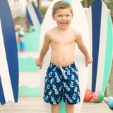 Sea Breeze Boys' Swim Trunks - Personalized-Swim Suit-Viv&Lou-Top Notch Gift Shop