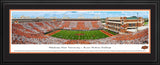 Oklahoma State Football - "Stadium 50 Yard Line" Panorama Framed Print-Print-Blakeway Worldwide Panoramas, Inc.-Top Notch Gift Shop
