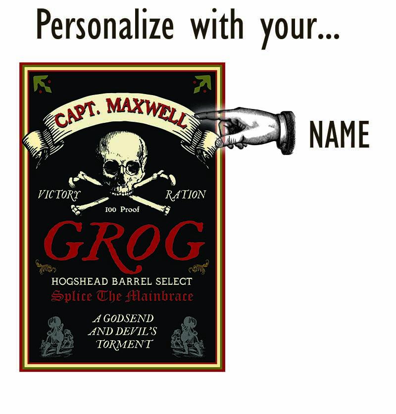 Grog Wood Sign - Personalized-Woody Signs-1000 Oaks Barrel-Top Notch Gift Shop