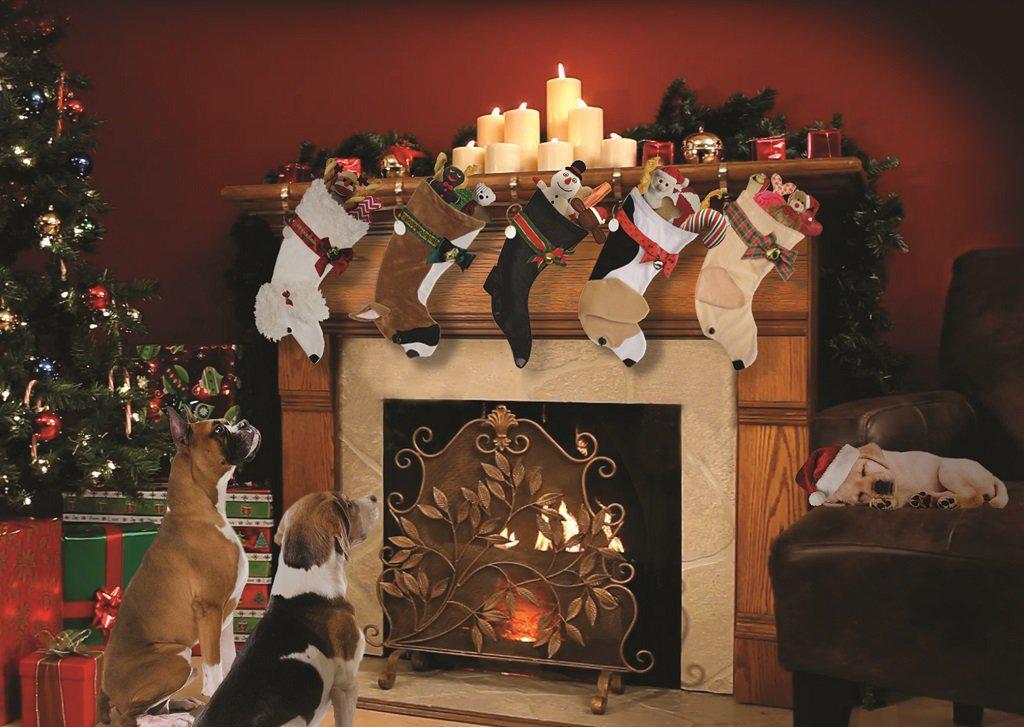 Husky Christmas Stocking-Holiday Stocking-Hearth Hounds-Top Notch Gift Shop