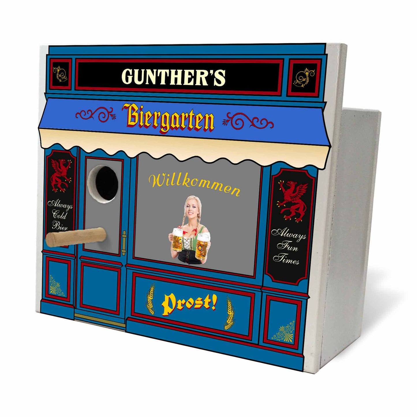 Beirgarten Birdhouse - Personalized-Birdhouse-1000 Oaks Barrel-Top Notch Gift Shop