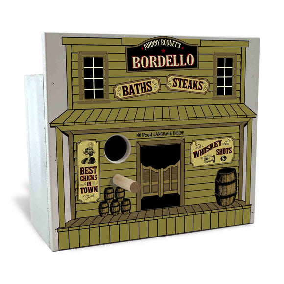 Bordello Birdhouse - Personalized-Birdhouse-1000 Oaks Barrel-Top Notch Gift Shop