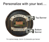 Chateau Quarter Barrel Sign - Personalized-Barrel Sign-1000 Oaks Barrel-Top Notch Gift Shop