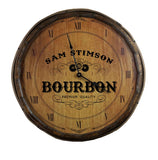 Bourbon Quarter Barrel Clock - Personalized-Clock-1000 Oaks Barrel-Top Notch Gift Shop