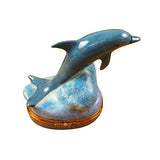Dolphin with Baby Limoges Box by Rochard™-Limoges Box-Rochard-Top Notch Gift Shop