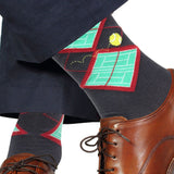 Game, Set, Match - Men's Mid Calf Cotton Blend Socks-Socks-Soxfords-Top Notch Gift Shop